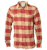 Evisu Creased Effect Red, Yellow and Orange