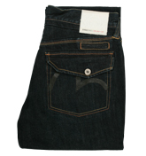 Evisu Dark Denim Slim Fit Jeans