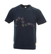 Evisu Genes Navy `Multi Pocket` Tee