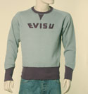 Grey Long Sleeved Sweatshirt With Burgundy Logo