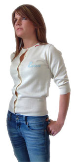 Ladies Cream Cardigan