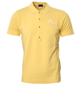Evisu Lemon Pique Polo Shirt