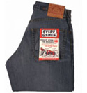 Mid Blue Denim Button Fly Jeans