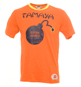 Orange Boom Print T-Shirt