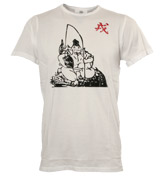 Evisu White `Fishing` T-Shirt