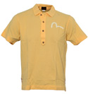 Evisu Yellow Pique Polo Shirt