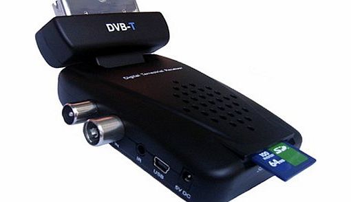 EvoDigitals  SCART FREEVIEW RECEIVER RECORDER DIGITAL TV TUNER SET TOP BOX USB SD MEMORY CARD READER