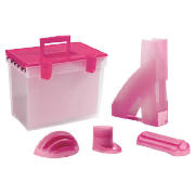PP File Box/Accessories Pink
