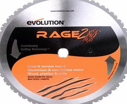 Evolution Rage Multipurpose TCT Blade 355 mm