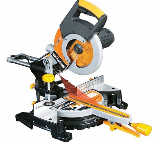 Evolution RAGE3 255mm Multipurpose Sliding Mitre Saw - 230V