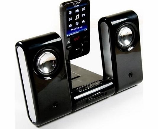 E-volve MP3 Vibe-Dock Home portable speaker system compatible with (Sandisk Sansa Fuze Fuze+ / Clip / Clip + / Connect , ClipZip Zip / View / E200 Kubik Evo Edge Sweex / E250 / E260 / E270 / E280)
