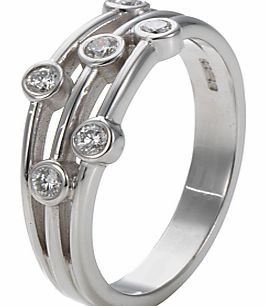 EWA 18ct White Gold Diamond Ring