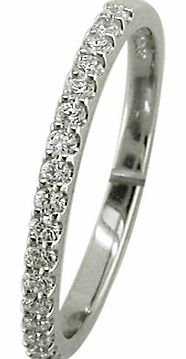 EWA Platinum 17 Diamond 0.20ct Half Eternity