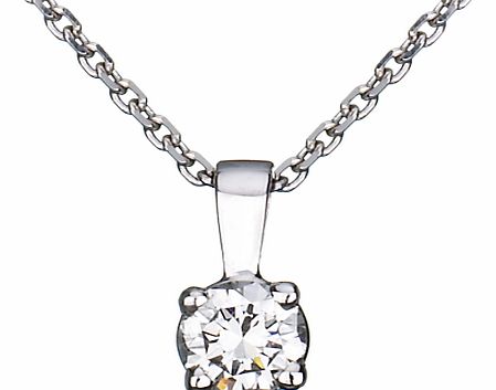 EWA White Gold Brilliant Cut Diamond Pendant