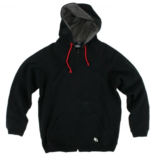 Ladies Ex Zipper Hoody Black