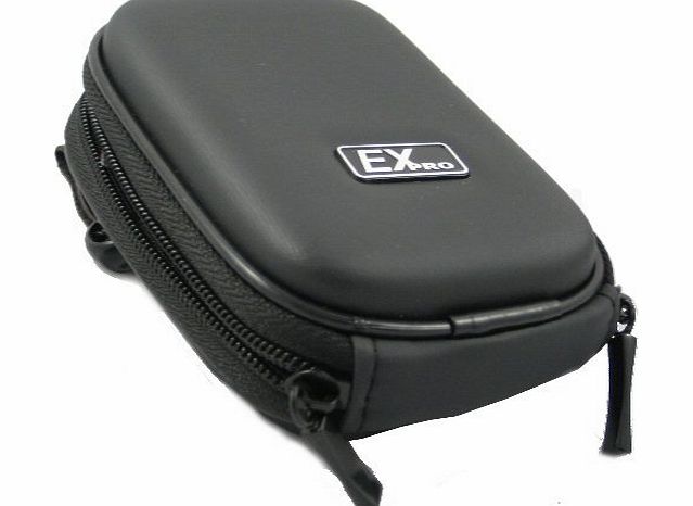 Ex-Pro Black Hard Clam Shock proof Digital Camera Case Bag CR275E for Samsung Digimax 301, 401, A40, A50, A55, A302, A402, A502, A503, AQ100, BL103, BL1050, CL5, D60, D70, D73, D75, D85, D103, D860,