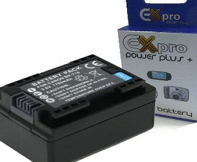 Ex-Pro Canon BP718 BP-718 High Power Plus  1790mAh 2 Year Warranty Replacement Lithium Li-on Digital Camcorder Battery for Canon Vixia HF M50, HF M52, HF M56, HF M500, HF M506, HF R30, HF R32, HF R36