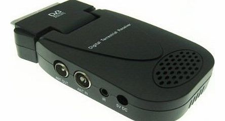 Scart Freeview Receiver & Recorder DVB-T Adapter Box