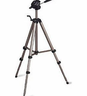 Ex-Pro TR-654 Professional Photographic Camera Tripod for (490mm - 1340mm / 53``) Geared system, Spirit Level, Fast Install, Quick Release, High Quality for all sized camcorders - (Suitable for Canon,