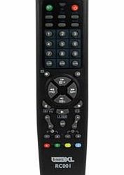 Ex-Pro Universal Remote Control - 4 in 1 Remote Control Operates: TV, VCR, CD, Satellite, Tuner, Aux, Tape,