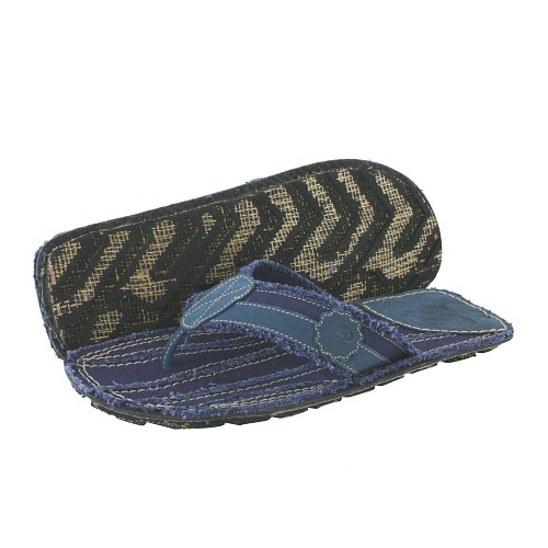 Ladies Ex Raw State Kapas Flip Flop Ocean