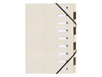 EXACOMPTA Forever recycled nine part brown