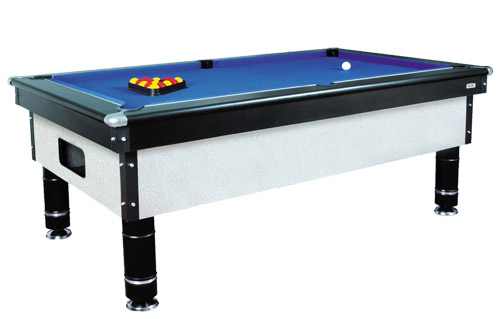 Excel 7ft Silver Pool Table