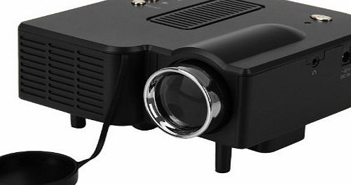 Excelvan 1024 x 768 LCD Image system Black Projector, Portable HD LED Projector Cinema Theater PC