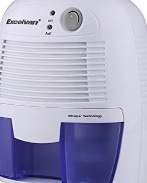 Excelvan 500ml Mini Compact Air Dehumidifier Portable Dryer for Home Bathroom Kitchen Garage Damp