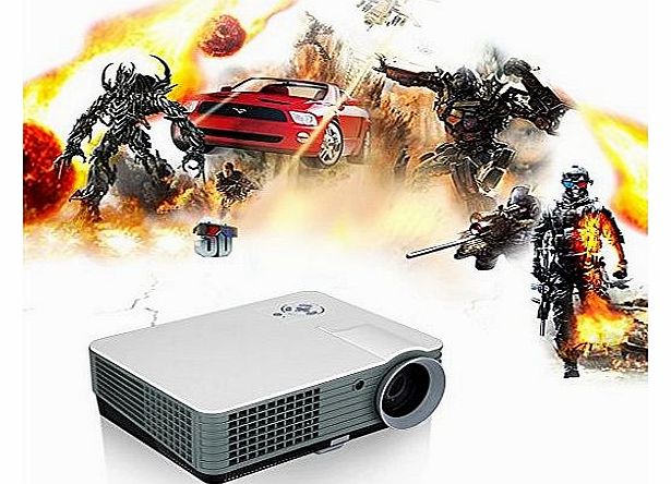 Excelvan DVB-T HD LED Projector 2000 Lumens Multimedia Home Theater LCD Projector UK Plug
