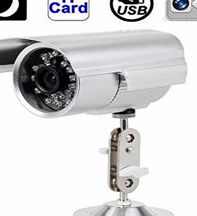 Top DVRCam Outdoor Waterproof Recording Camera Waterproof Outdoor CCTV Security Camera Micro SD/TF Card Night Vision DVR Recorder