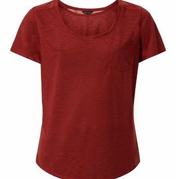 Exclusives Dark Orange Seam Back Pocket Front T-Shirt 3288518