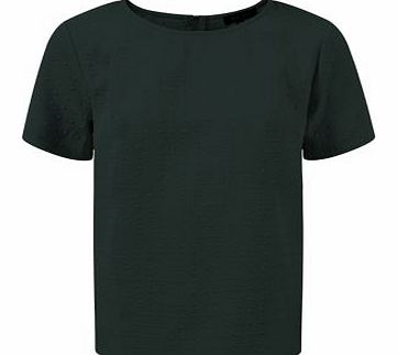 Exclusives Green Diamond Embossed Boxy T-Shirt 3295452