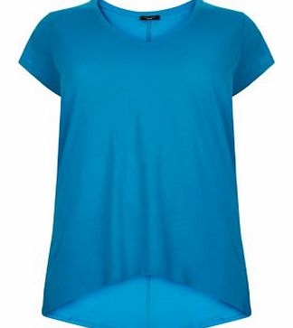 Exclusives Inspire Turquoise Plain T-Shirt 3295171