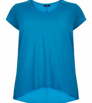 Exclusives Inspire Turquoise Plain T-Shirt 3295173