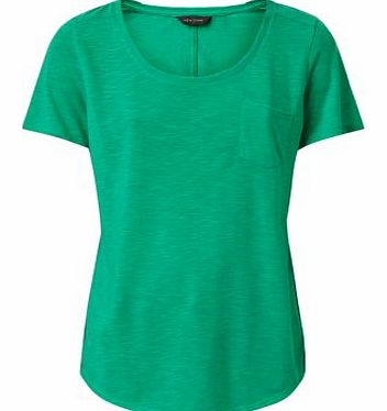 Exclusives Jade Green Seam Back Pocket Front T-Shirt 3288522