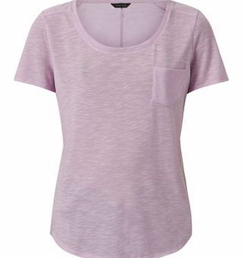 Exclusives Lilac Seam Back Pocket Front T-Shirt 3288532