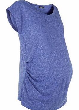 Maternity Blue Wrap Back T-Shirt 3305662