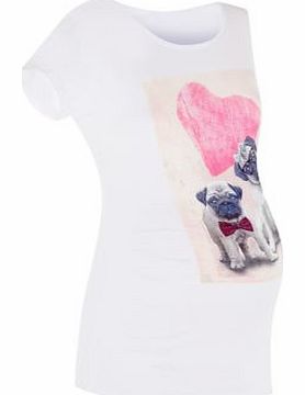 Exclusives Maternity Mum And Baby Pug T-Shirt 3148126