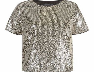 Exclusives Silver Sequin T-Shirt 3266729