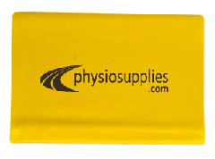 exercise BAND 120cm x 15cm - YELLOW