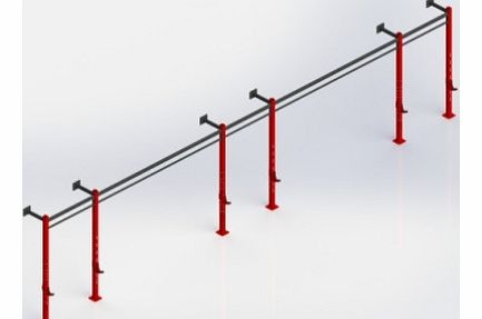 ExigoStrength Exigo Compact Wall 3 Squat Station 11.72m Width