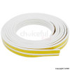 Exitex White E-Shaped Weather Strip 5Mtr