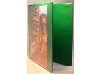 EXP A4 green 40mm four ring presentation binder,