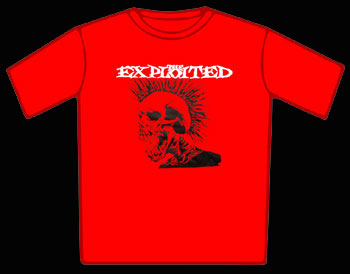 Exploited, The Exploited Anarchy Terror Crew T-Shirt