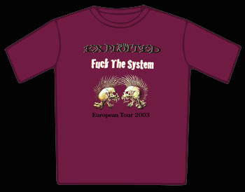 Exploited, The Exploited Fuck The System T-Shirt