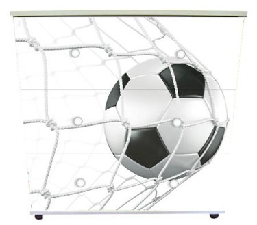 Express 3-Drawer Chest - White Football