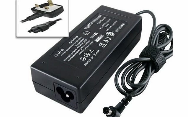 FOR SONY VAIO 19.5V 4.7A VGP-AC19V48 LAPTOP BATTERY CHARGER ADAPTER +POWER CABLE - ECP