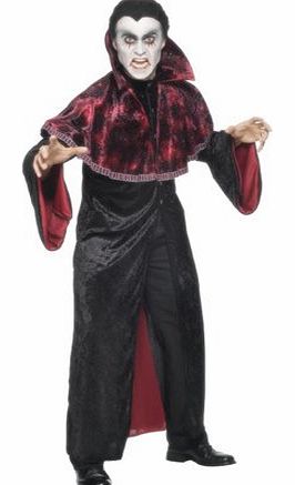 Express Fancy Dress Gothic Fiend Costume Mens Costume From Express Fancy Dress , Color : black , Size : Large 42-44 chest