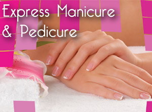 express manicure and pedicure